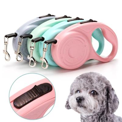 China New Personalized Telescopic Dog Leash Rope 3m 5m Pet Leash Retractable Automatic Retractable Dog Leash for sale