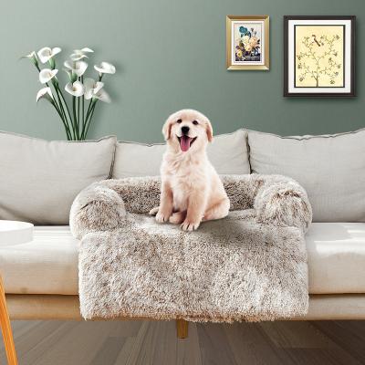 China Removable And Washable Waterproof Dog Kennel Sofa Bed Viable Plush Kennel Warm Pet Blanket Mat for sale