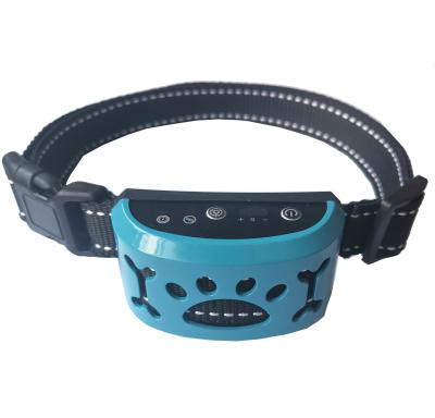 China Bark Collar Dropship Anti Barking Dog Train Dog Anti Barking Device USB Dogs Training Retriever Collar Electric Ultrasonic Barking Vibration for sale