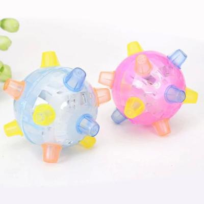 China Viable Jumping Ball Pet Toy Luminous Ball Dancing Dogs Interactive Cats Bouncing Vibrating Activation Ball Pet Supplies for sale