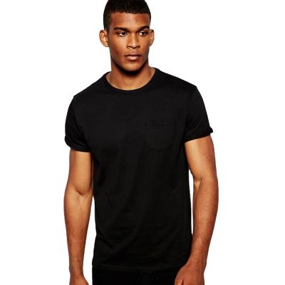 China Wholesale 100% Ecoach T-shirts Free Samples Cotton Roll Sleeve Men's Black Anti-pilling New Models T-shirts for sale