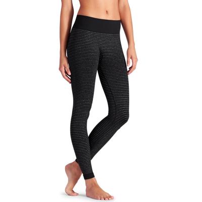 China Anti Static Yoga Fitness Wear Sophisticated Stripe Women Yoga Tuxedo Inspired Pants for sale