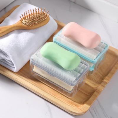 China Multifunctional Asphalt Soap Bubble Holder Soap Rack Viable Hands Free Foam Box Bubble Soap Storage Box for sale