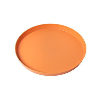 China New Disposable Plastic Dinner Fruit Dish Japanese Round Square Dumpling Household Fruit Tray Tableware for sale