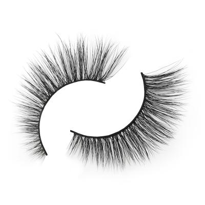 China Cruelty Free/25 Times Reusable/Wear Comfortable High Quality 25mm False Mink Eyelashes Dramatic Strip Mink Lashes Fluffy Mink Lashes for sale