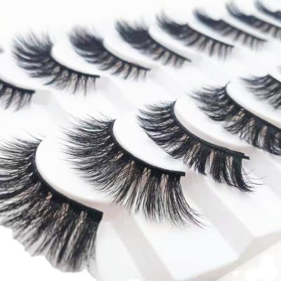 China Cruelty Free / 25 Times Reusable / Wear Comfortable Private Label 5 Pairs 3d Thick Flully False Eyelash Curved Strip Lash Boxes Curled Lashes Custom Pckaging for sale