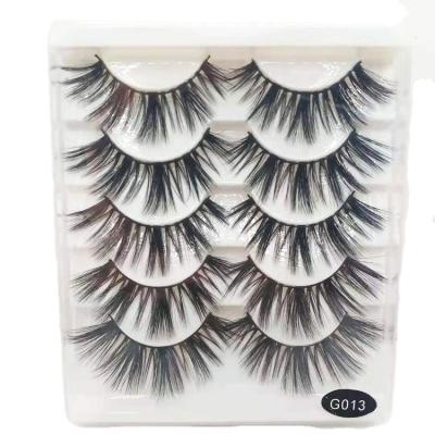 China Cruelty Free/Reusable 25 Times/Comfortable Wear Fashion Hot Selling Women Eyes Natural Easy Fan Eyelashes 3d Mink Fluffy Eyelash for sale