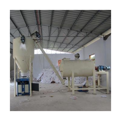 China Automatic Single Mortar Mixer Machine Dry Mixed Putty Powder Plastering Gypsum Mortar Mixer for sale