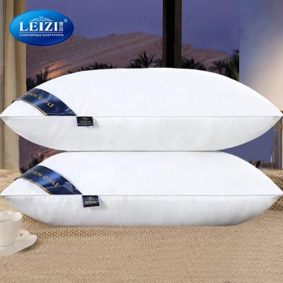 China Anti Dust Mite Comforter Soft Couple Neck Fiber Hilton Hotel Pillow For Sleeping for sale