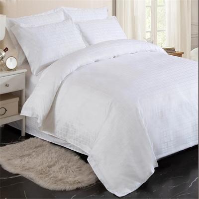 China Hotel Nondisposable Full Size Five Star Quilt Bed Sheet Cotton Luxury Bedding Set for sale