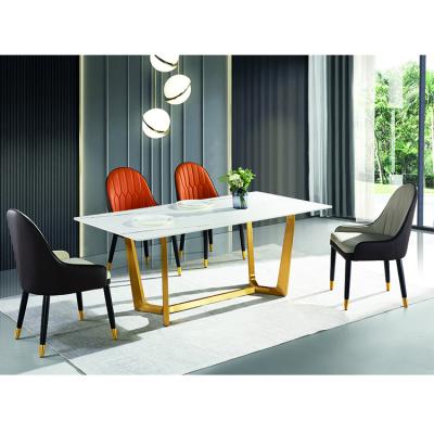 China Nordic Durable Stainless Steel Dining Table Canton Set Dining Furniture Supplier for sale