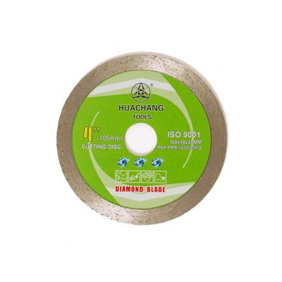 Chine 105×1.2×20MM 4 avancent Rim Diamond Blade For Tile Masonry petit à petit continu à vendre