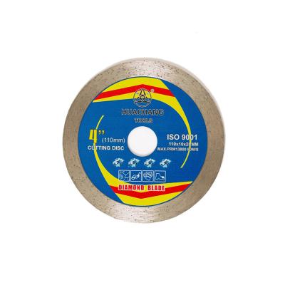 Chine presse chaude Diamond Porcelain Saw Blade 20mm de trou mince superbe de 4.3inch 110mm à vendre