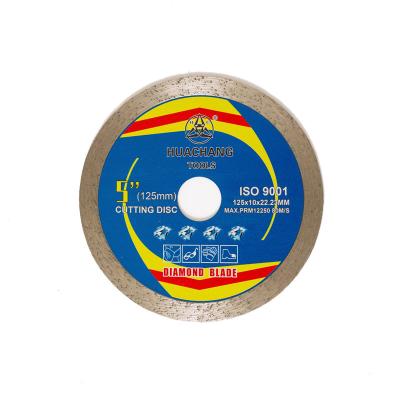 China 125MM 5 Diamond Tile Blade For Skill viu o vidro 22.23mm furados à venda