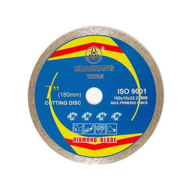 China 180mm Steinschnittdiskette 7 Zoll. Diamond Tile Circular Saw Blade naß zu verkaufen