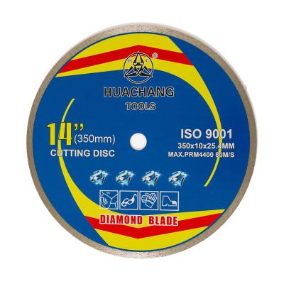 China Hot Press 14inch 350×2.2/3.2×10×25.4mm Diamond Tile Saw Blades For General Purpose ,Ceramic , Marble And Concrete for sale