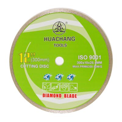 China 10“ 12“ Ononderbroken Rim Diamond Blade 300mm Porseleintegels het Snijden Te koop