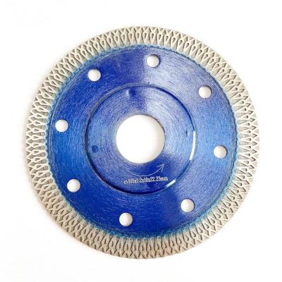 China High Quality Hot Press 4inch 105x0.8/1.2x10x20mm Blue Circular Diamond Saw Blade For General Purpose , Ceramic , Brick for sale