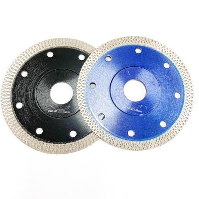 China HUACHANG Hot Press 4.5inch 115x0.8/1.2x10x22.23mm Blue Circular Diamond Saw Blade For General Purpose , Ceramic , Brick​ for sale