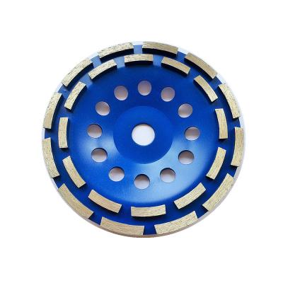 China 7 dentro. Fileira dobro Diamond Cup Grinding Wheel da única fileira 180mm Huachang Diamond Tools à venda