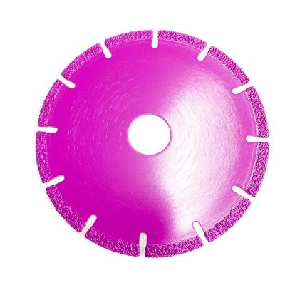 China 4“ Vacuüm Gesoldeerd Diamond Disc Cutting Saw Blade voor Ceramische Hoekmolen 100mmx20mm Te koop