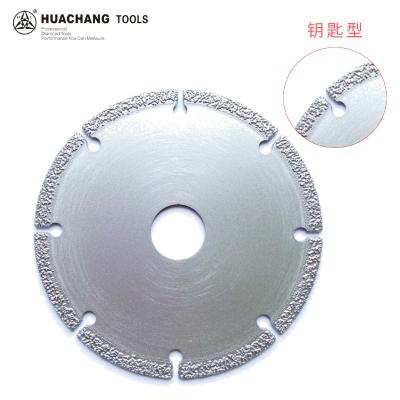 China 4 duim Diamond Saw Blade Vacuum Brazed Diamond Blade 105mmx20mm Te koop