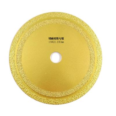 Chine 150x22.23mm 6 pouces Diamond Blade For Grinder 150mm Diamond Cutting Disc Vacuum Brazed à vendre