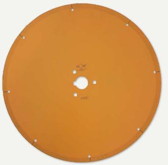 China 9.06“ 230x2.23mm de Vacuüm Gesoldeerde Diamond Grinding Blade For Cutting Noodsituatie van de Metaalbrand Te koop