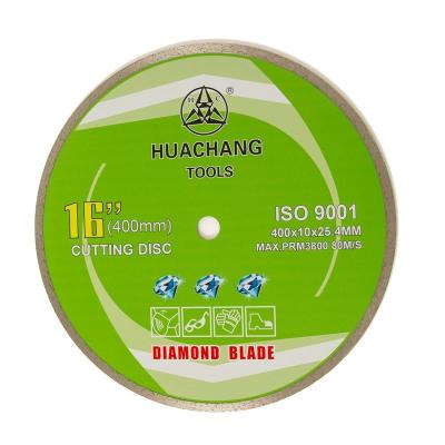 China 14“ 350mm Ononderbroken Rim Diamond Saw Blades For Tile Concreet Algemeen Doel Te koop