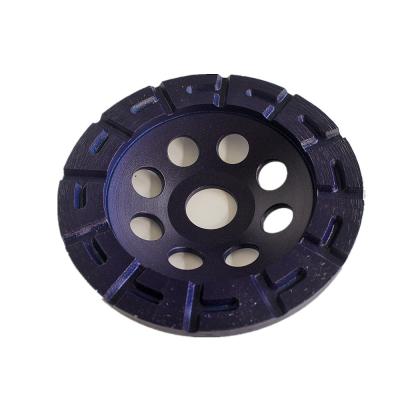 China 180mm Laser Welded Segmented Diamond Grinding Cup Wheel For Concrete , Stone, Building Material for sale