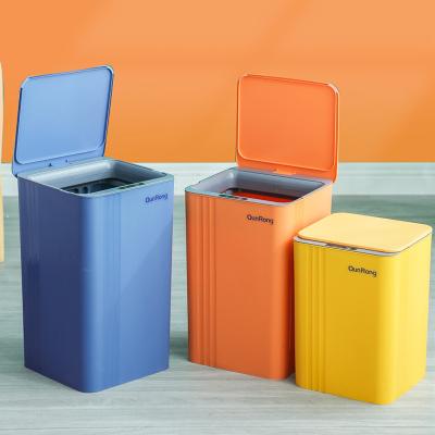 China Multi Sustainable Touchless Electronic Smart Waste Trash Smart Size Trash Can For Kitchen for sale