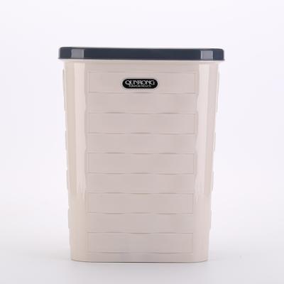 China Hot Selling Sustainable Decorative Bathroom Kitchen Small Plastic Waste Bin Paper Factory for sale