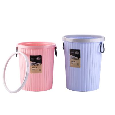 China Sustainable Small Hotel Bathroom Office Kitchen Plastic Trash Bin for sale