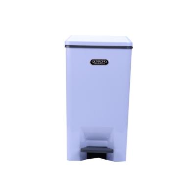 China Sustainable Plastic 11.5L Foot Pedal Household Waste Bin Diaper Bin With Pedal Bin Mechanism for sale