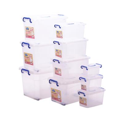 China Wholesale Sustainable Life 6.5L Clear Plastic Storage And Organization Box for sale