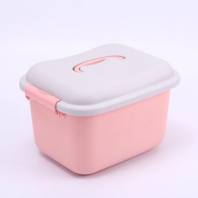 China 2022 New Year Sale Plastic Viable Promotional Cartoon Gift Organizer Toy Storage Box for sale