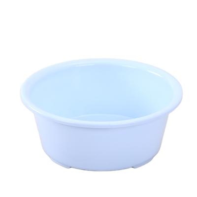 China Colored Sustainable Non-slip Bottom Round Plastic Hair Hand Foot Food Sink for sale