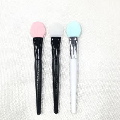 China Angular Blush Custom Logo Application Cosmetic Makeup Brush Face Silicone Mask Makeup Brushes New Vegan Facial Beauty Tools for sale