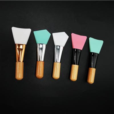 China Best-selling Personal Smear Mask Smear Mask Reading Brush Label Mini Light And Single Silicone Face Mask Brush for sale