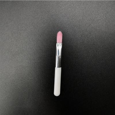 China Wholesale Cheap Short Handle Smudge Brush Mini Hair Nylon Eyeshadow Eyebrow Brush Makeup Brush Giveaway Promotional Gift for sale