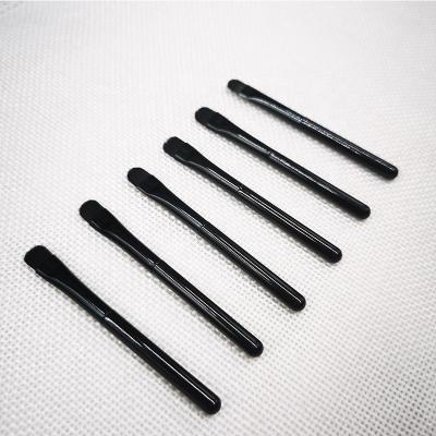 China Mini Small Spot Brush Eyeshadow Brush Luminous Black Glue Handle All Black Paint Eyeshadow Makeup Brush for sale