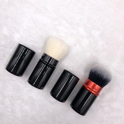 China Angular blush new fashion simple box wholesale only retractable mini powder blush brush customized logo professional beauty makeup tools for sale