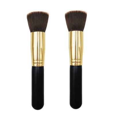 China Smudge Brush Makeup Luxury Flat Brush Pro Make Up Foundation Makeup Brushes Private Label Contour Powder Custom for sale