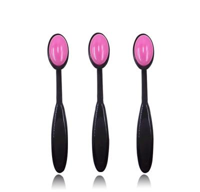 China Rose Red Plastic Handle Private Label Silicone Super Soft Liquid Brush Toothbrush Easy Type Plus Small Size Basic Clean for sale