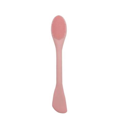 China Hot Sale Dual-end Silicone Mask Double-end Brush Pore Clean Goods Skin Care Toothbrush Convenient Cleaning Brush Type for sale