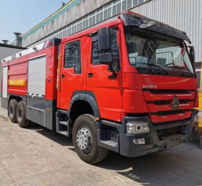 China Sinotruk SINOTRUCK HOWO 4X2 6x4 8X4 Fire Fighting Truck Foam Water Fire Truck 11054*2500*3540 for sale