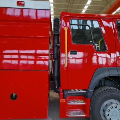 China Sinotruk SINOTRUCK HOWO 4X2 6x4 8X4 New Design Water Foam Fire Fighting Truck Diesel Model Price 11054*2500*3540 for sale