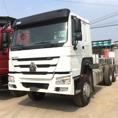 China 2021 New 10 Year Heavy Duty Trailer Head 6x4 Wheeler 336 371 420hp Howo Tractor Truck 6800X2500X3200 for sale