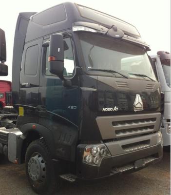 China Sinotruk Howo A7 6x4 10 Wheel 371hp Euro 2 Tractor Truck Head 6800X2500X3200 for sale