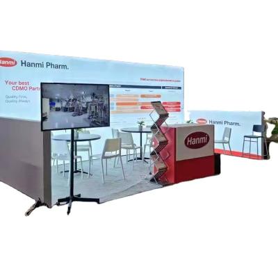 China For Exhibition Booth Display High Quality Quick Installation Portable Aluminum Trade Show Booth Lightbox Booth Stand for sale